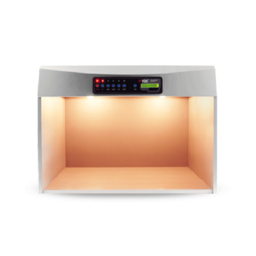 TQC SHEEN VF0600 COLORBOX - Plastic Material 44 Inch Size Silver Color | Illuminated Assessment Cabinet with Multiple Light Sources UV Detection Capability 2-Year Warranty
