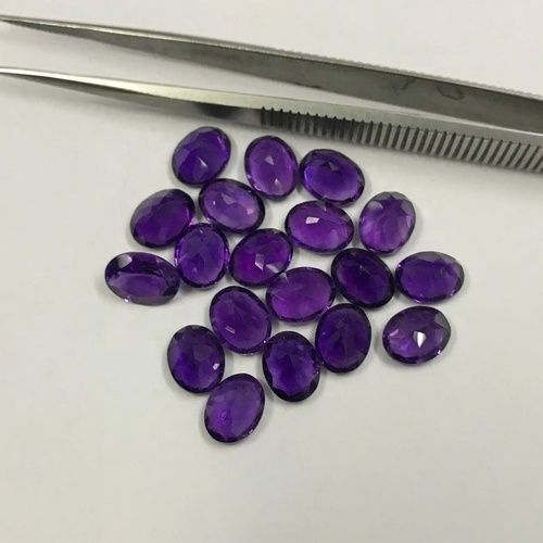 10x12mm African Amethyst Faceted Oval Loose Gemstones