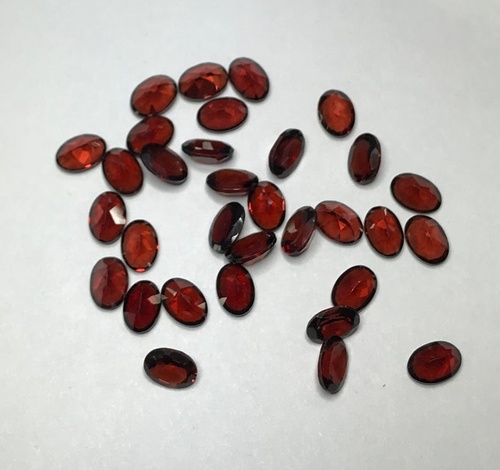 3x5mm Mozambique Garnet Faceted Oval Loose Gemstones