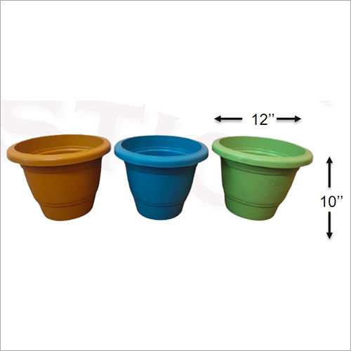 12 Inch Dulex Multi Colour Pot