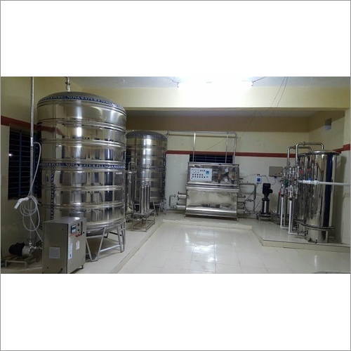 Full Automatic 4000 Lph Mineral Water Plant
