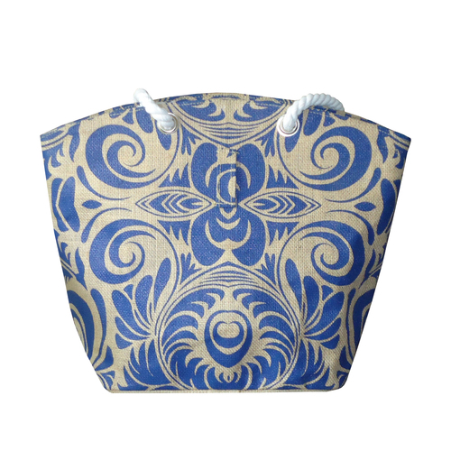 Twisted Rope Handle Jute Bag