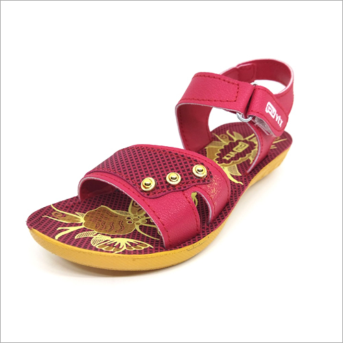 Multicolor Beez And Red Girl Fancy Sandal