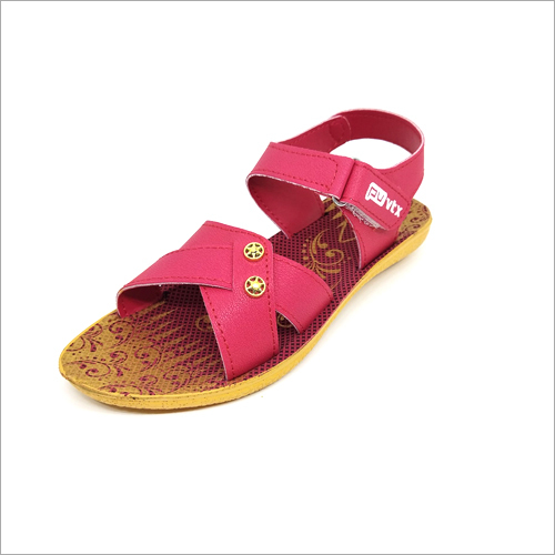 Beez and Red Girls Fancy Sandals