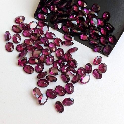 3x4mm Rhodolite Garnet Faceted Oval Loose Gemstones