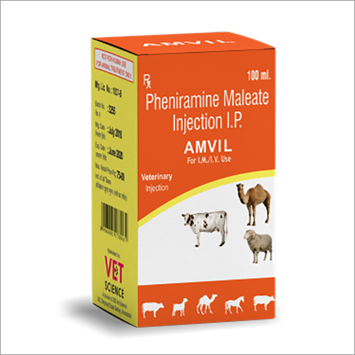 Phenramine Maleate Veterinary Injection IP