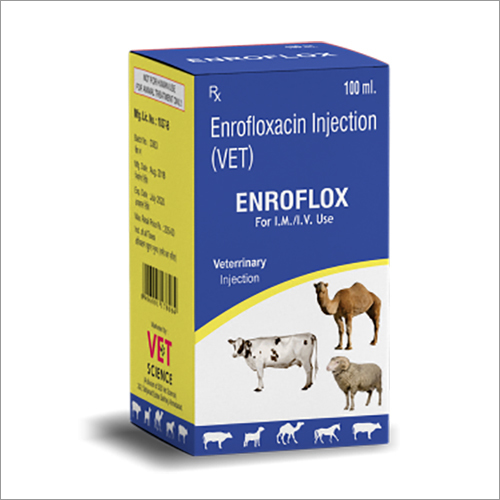 Enrofloxacin Veterinary Injection IP