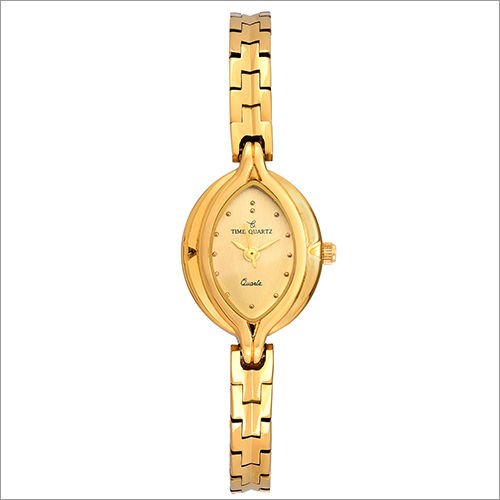 Wristwatch Times Quartz Analogue Golden Dial Women Watch at Best Price ...