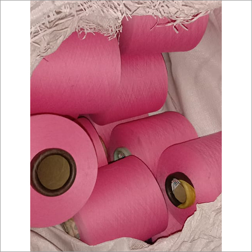 100% Polyester Yarn - 100% Polyester, Light Weight, Pink Color | Ideal for Sewing Projects with a Plain Finish