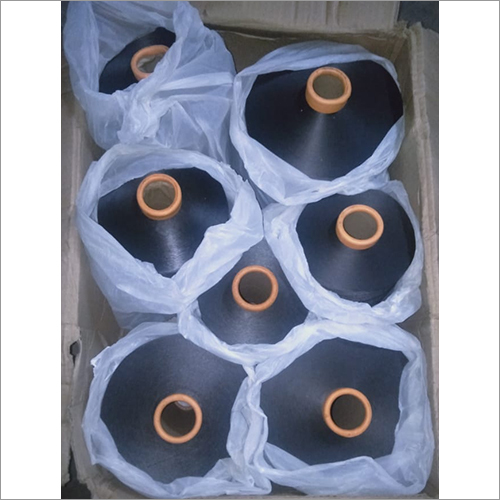 Dyed Polyester Yarn - 100% Polyester Light Weight Black | Ideal for Sewing and Crafting Projects