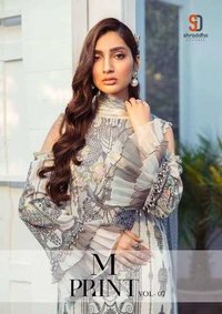 Shraddha Designer M Print Vol 7 Lawn Cotton Pakistani Salwar Suit Catalog