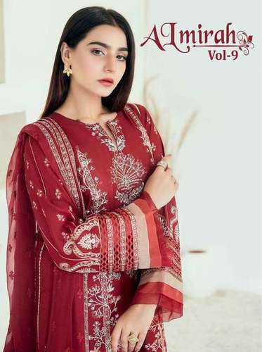 Shree Fab Almirah Vol 9 Lawn With Embroidery Pakistani Suit Catalog