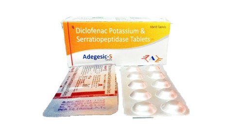 Diclofenac sodium 50mg & Serratiopeptidase 15 mg TAB