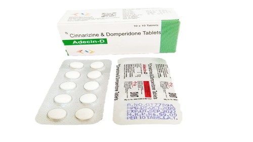 Cinnarizine 20 mg & Domperidone 10 mg TAB
