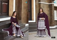 Your Choice Nazakat Georgette Sharara Style Salwar Suit Catalog