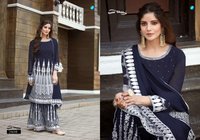 Your Choice Nazakat Georgette Sharara Style Salwar Suit Catalog