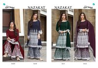 Your Choice Nazakat Georgette Sharara Style Salwar Suit Catalog