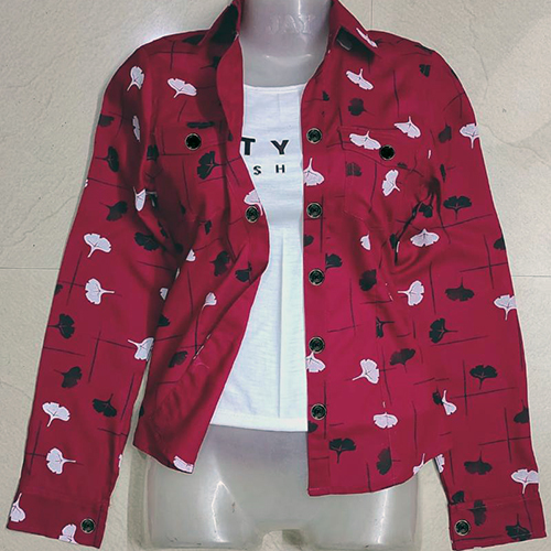 Girls Rayon Open Shirt