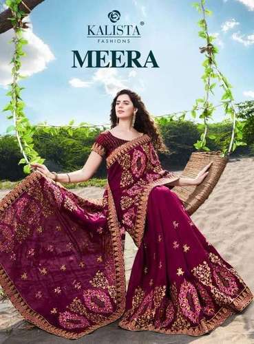 Kalista Fashion Meera Vichitra Silk Designer Saree Catalog