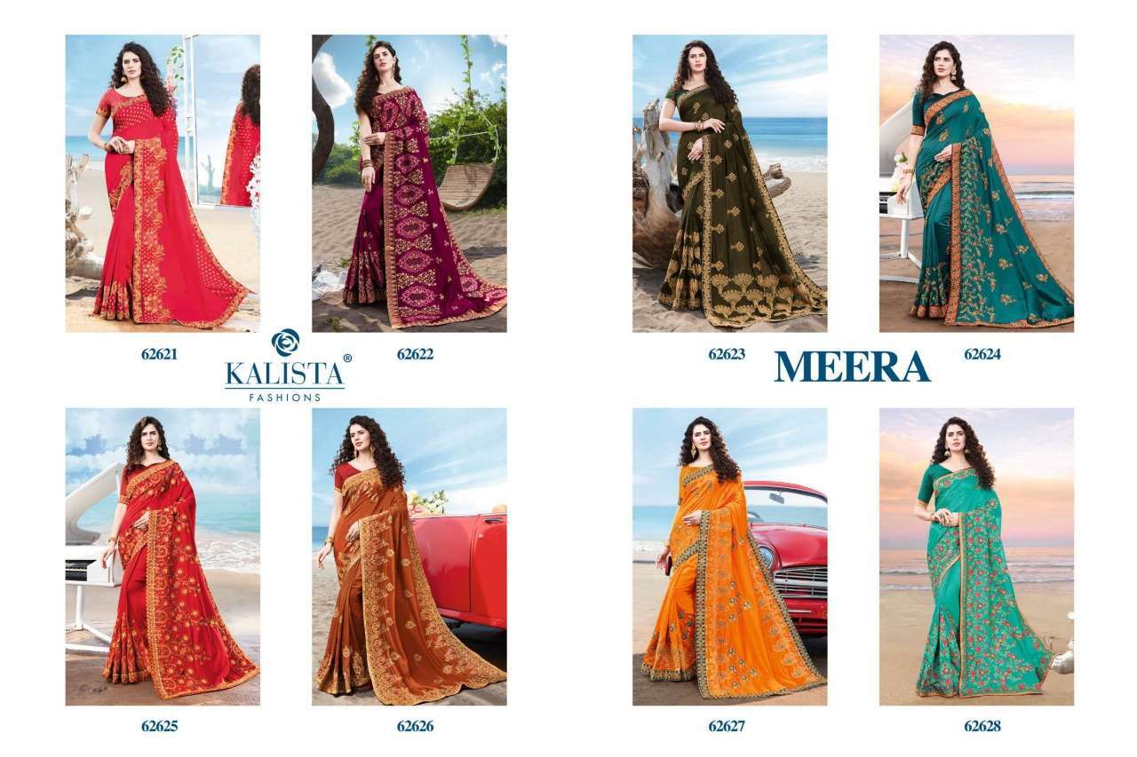 Kalista Fashion Meera Vichitra Silk Designer Saree Catalog