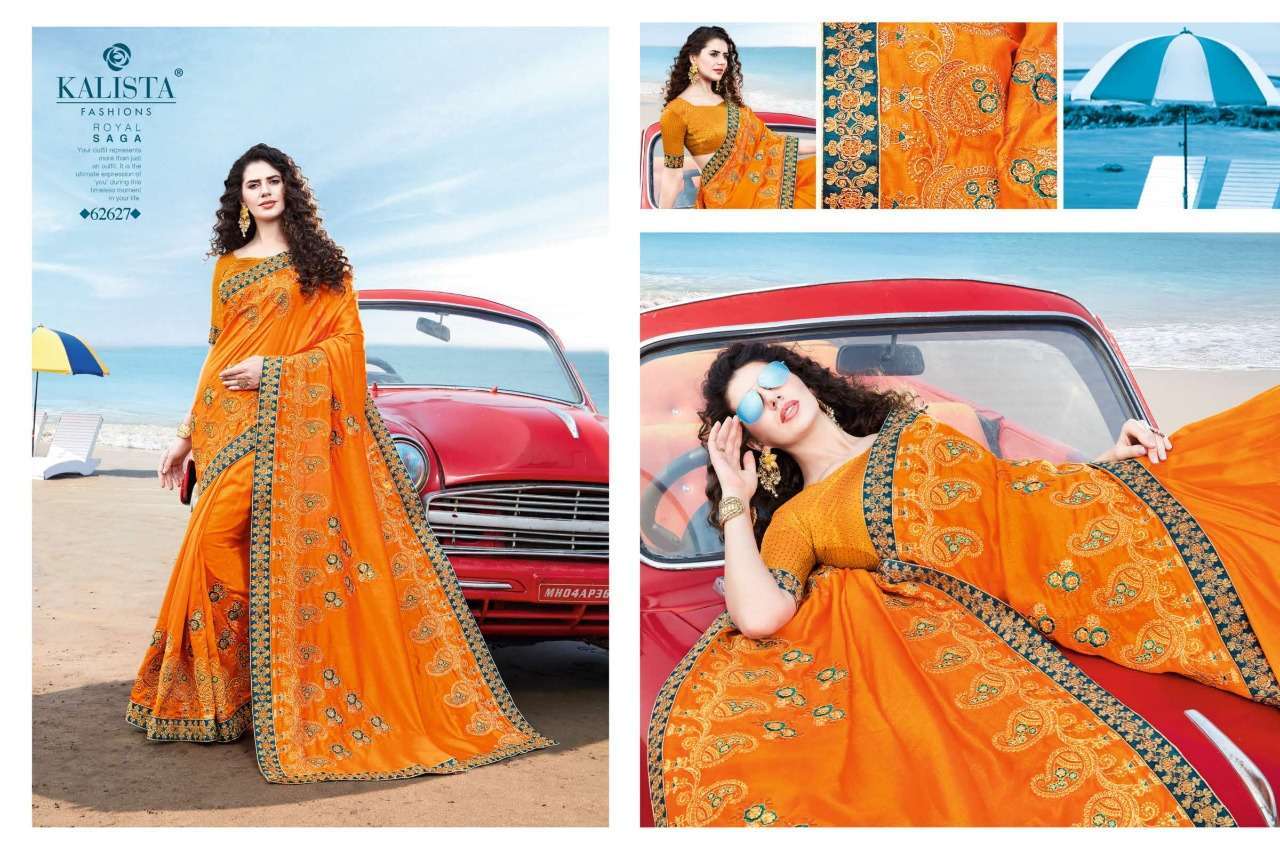 Kalista Fashion Meera Vichitra Silk Designer Saree Catalog