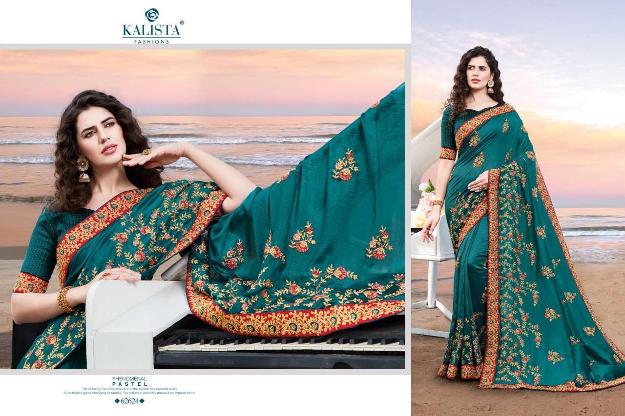 Kalista Fashion Meera Vichitra Silk Designer Saree Catalog