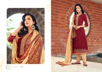 Kessi Ashopalav Vol 18 Jam Silk With Embroidery Work Dress Material Catalog