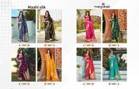 Manjubaa Maahi Silk Printed Fancy Saree Catalog