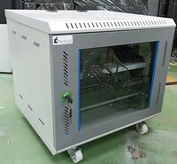 Floor Standing 9u Networking  Rack - Material: Iron