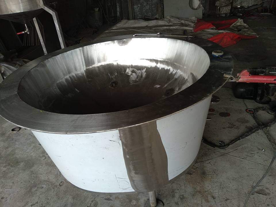 Biomass pallet burner batch fryer