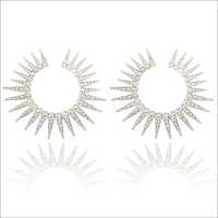 Ladies Silver Plated Earrings