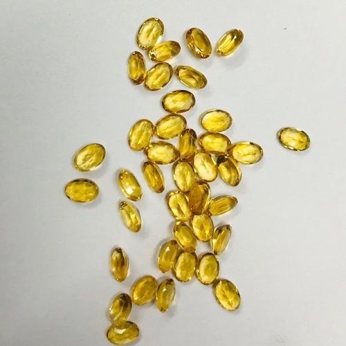 5x7mm Citrine Faceted Oval Loose Gemstones