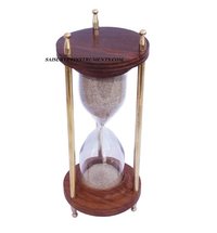 5 Minute Marine Sand Timer Made of Wood