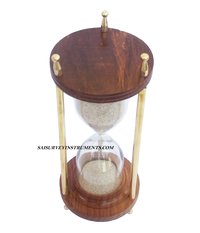 5 Minute Marine Sand Timer Made of Wood