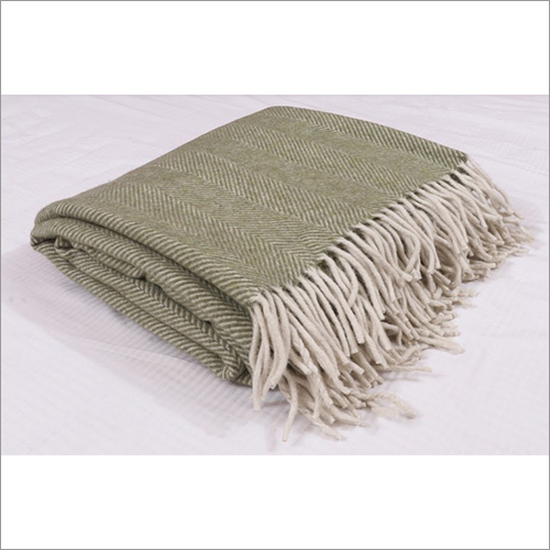 Pistachio Herringbones Blankets