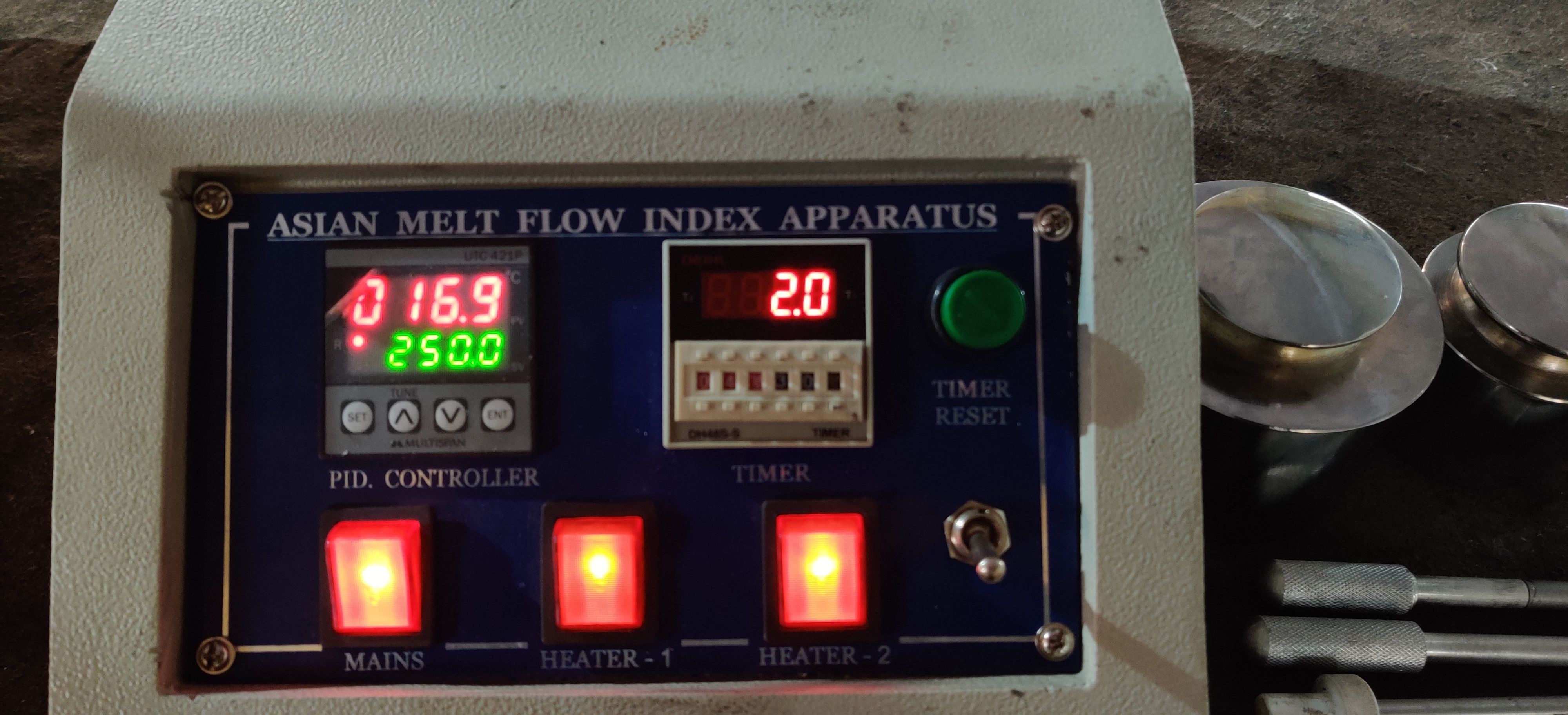 Melt Flow Index Apparatus