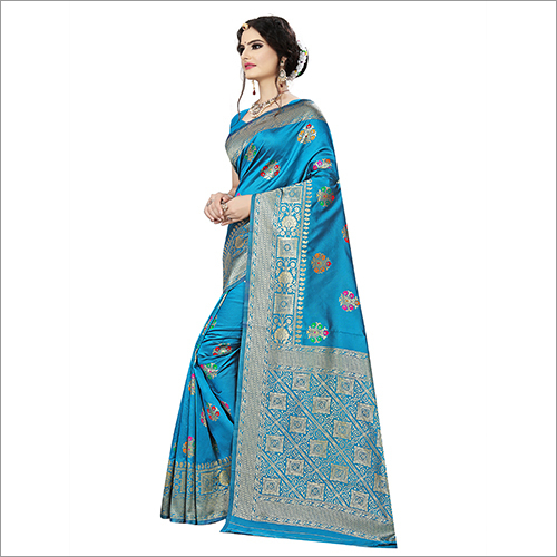 Ladies Party Wear Silk Saree