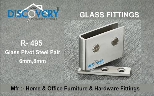 Crome Glass Pivot ( Steel )