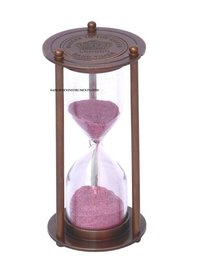 Brown Antique Nautical Sand Timer