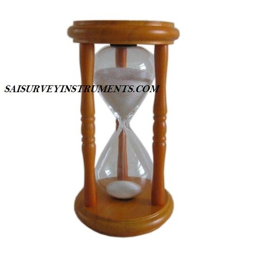 MARINE WOODEN SAND TIMER - (5 MIN)