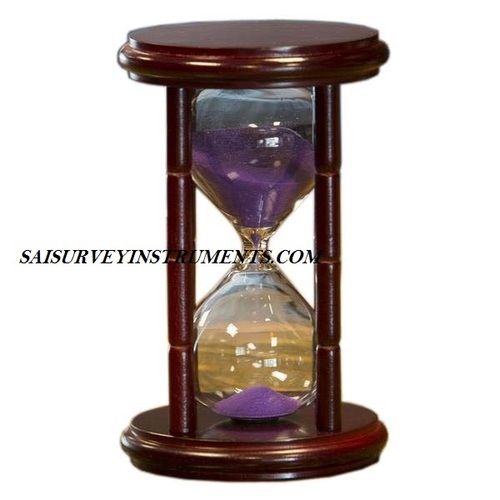 SAND TIMER Cherry Hourglass Sand Timer With Purple Sand -  (15 Min)