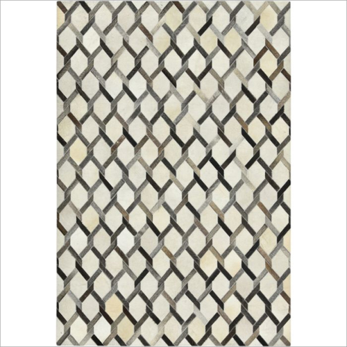 140x200mm Black Leather Carpet