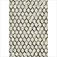 140x200mm Black Leather Carpet