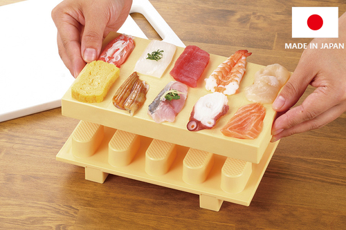 Unique Sushi Easy Making Tool 10 Sushi At A Time Cookware Dinnerware Made in Japan