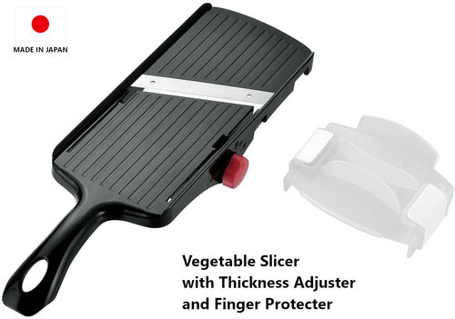 Prograde Stainless Steel Slicer with Thickness Adjuster Kitchen Gadgets Vegetable Slicer Japan-Made