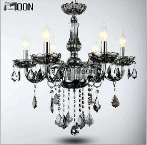 Sahil Overseas Glass 6 Light Chandelier With Out Glass Samadaan Use In Wedding Functions