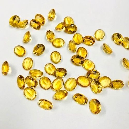 10x12mm Citrine Faceted Oval Loose Gemstones