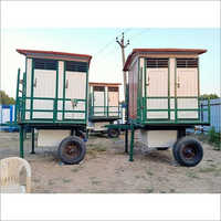 Wheel FRP Mobile Toilet