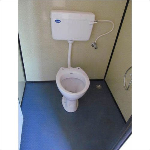 Modular Steel Mobile Toilet - Color: Blue