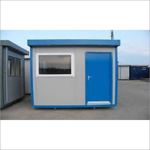 Industrial Portable Security Cabin - Durable Steel, Compact 8x10 Feet , Enhanced Security Features for On-Site Safety